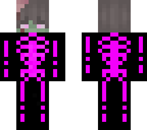 halloween cool red boy purple skeleton