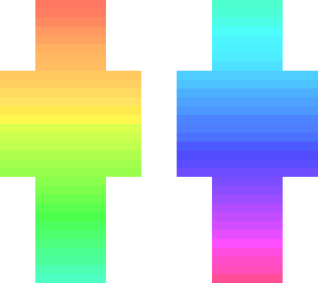just a rainbow skin.
