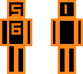 orange number box