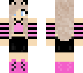 pink cat girl