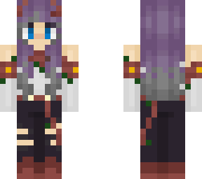 purple and brown