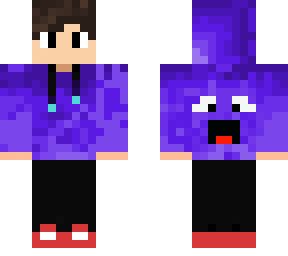 purple cool boy