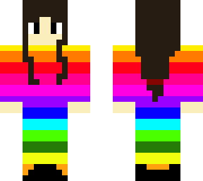 rainbow girl