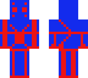 red and blue