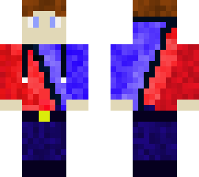 red and blue hoodie guy