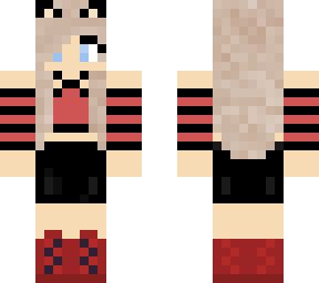 red cat girl