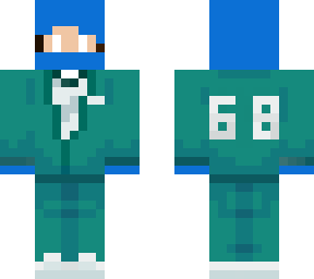 skin me squid game for minecraft