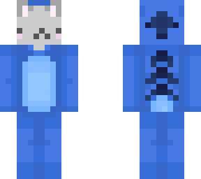 stitch cat gray