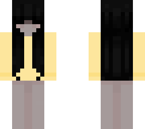 yellow skin for bedwars (female)