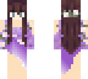amethyst girl with water proof dress / beach dress