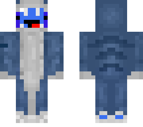 another version of skeppy in shark pajamas