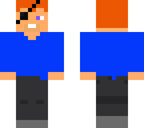 bacon pirate in blue