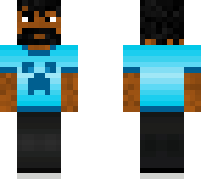 bearded human w/ blue creeper shirt