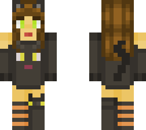 black cat girl