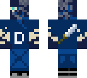 blue d guy