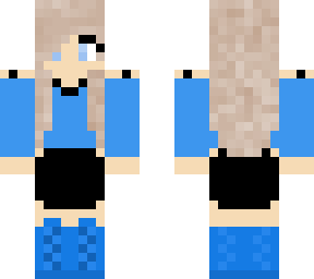 blue girl