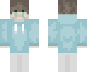 brown haired teal eyed boy