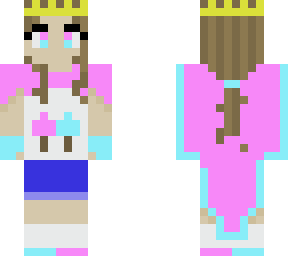 cotton candy warrior girl