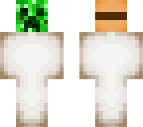 creeper mask egg (unfinished  halloween egg)
