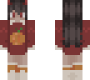 cubr64 with pumpkin sweater hair only at back