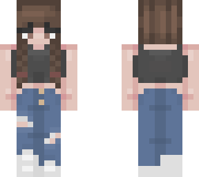 cute black top and jeans