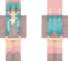 cyan school girl