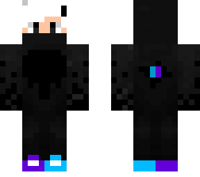 demonio azul y morado