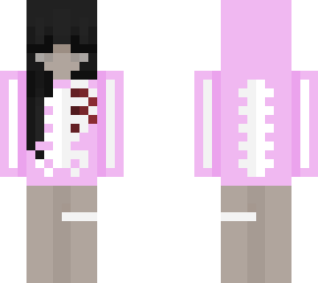 pink y2k skeleton hoodie egirl