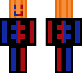 pumkin red & blue devil