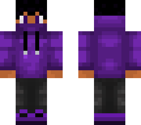 purple hoodie boy