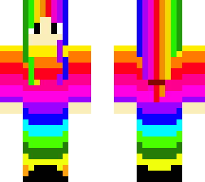 rainbow girl