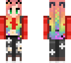 rainbow girl xmas
