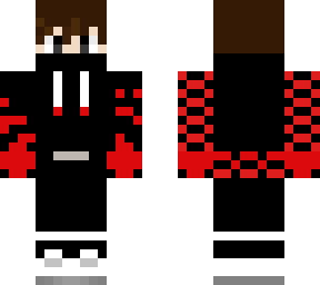 red  and black