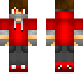 red hoodie gamer