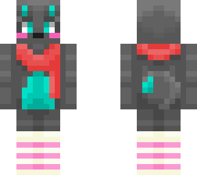 scarf! i made my friend a skin :)