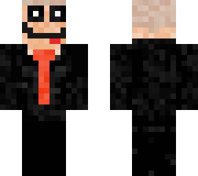 silly old man in a suit