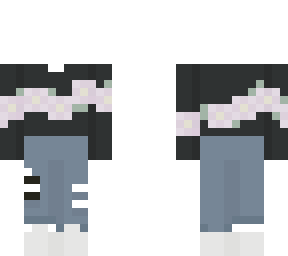 - black flowers -