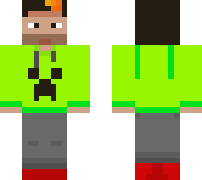 auron con mercancia de minecraft final