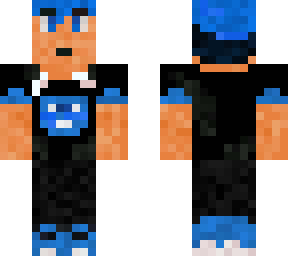 blue haired gamer