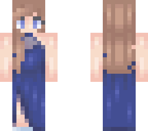 blue prom dress