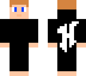 blueeyed hoodie with hypixel logo on the back