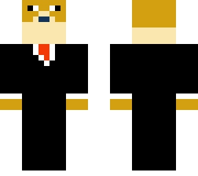 clean pufferfish in suit