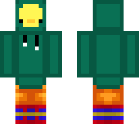 ducky goku in a hoodie