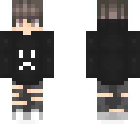 eboy with sad face sweater