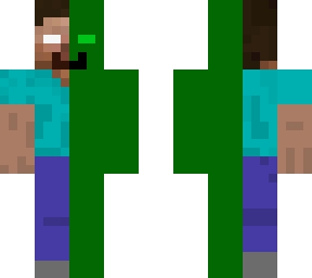 herobrine corrupted with green virus