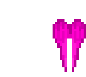 light magenta wing base