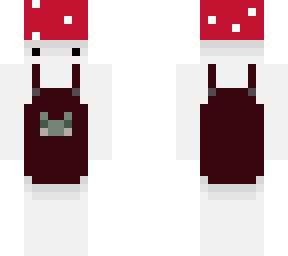 mushroom with frog clothes
