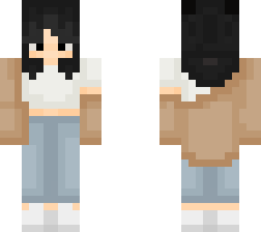 nihachu inspired black hair