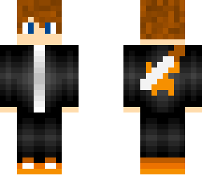 orange fighter skin