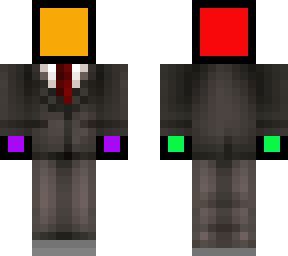 rainbow box man in suit